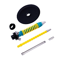 Фото 4 Кальян MAMAY CUSTOMS Coilovers MINI морская волна-жёлтый (без колбы) 