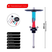 Фото 1 Кальян MAMAY CUSTOMS Flow розово-мятный (без колбы) 