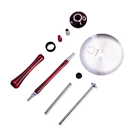 Фото 4 Кальян UNION Sleek акрил Full красный 