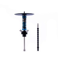 Фото  Кальян MAMAY CUSTOMS Coilover Micro blue-black (без колбы) 