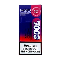 Фото  HQD Cuvie BAR Гранатовый сок смородина и лимон (7000 затяжек) 