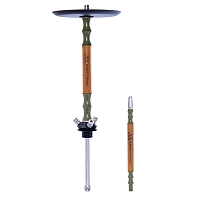 Фото 1 Кальян MAMAY CUSTOMS Leather Edition кожа-хаки (без колбы) 