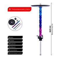 Фото 2 Кальян MAMAY CUSTOMS Asian BIG Space (без колбы) 