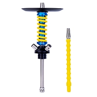 Фото 1 Кальян MAMAY CUSTOMS Coilover Micro сине-жёлтый (без колбы) 
