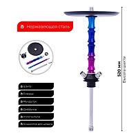 Фото 2 Кальян MAMAY CUSTOMS Asian MINI Space (без колбы) 