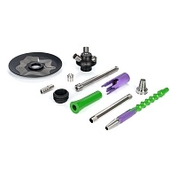 Фото 4 Кальян MAMAY CUSTOMS Flow салатово-сиреневый (без колбы) 