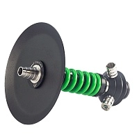 Фото 3 Кальян MAMAY CUSTOMS Coilover Micro чёрно-салатовый (без колбы) 