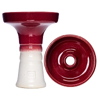 Фото 2 Чашка Форма Фанел Глазурь белый / красный 