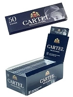 Фото  Бумага для самокруток CARTEL BLACK (50шт) 