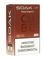 Фото  SOAK CUBE Ликер Амаретто 7000 затяжек 