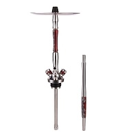 Фото 1 Кальян UNION Fibonacci гибрид черно-красный (без колбы) 