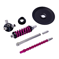 Фото 4 Кальян MAMAY CUSTOMS Coilover Micro розовый лак (без колбы) 