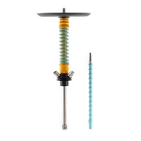 Фото 1 Кальян MAMAY CUSTOMS Coilovers MINI жёлто-мятный (грав. черепа) (без колбы) 