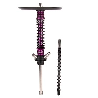Фото 1 Кальян MAMAY CUSTOMS Coilover MINI ANOD пурпурный сплеш/чёрный (без колбы) 