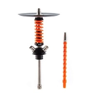 Фото 1 Кальян MAMAY CUSTOMS Coilover Micro оранжевый-фиолетовый (без колбы) (гр. Кубы) 