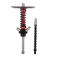 Фото 1 Кальян MAMAY CUSTOMS Coilover Micro Anod красный/чёрный (без колбы) 