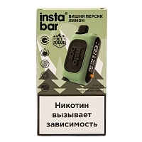 Фото  PLONQ INSTABAR Вишня Персик Лимон (10000 затяжек) 20 мг 