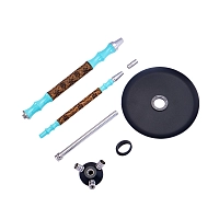 Фото 4 Кальян MAMAY CUSTOMS Leather Edition кожа-мята (без колбы) 