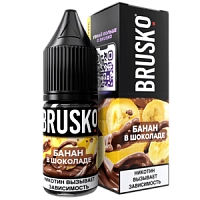 Фото  Жидкость Brusko Salt Банан в шоколаде 10 мл 2 мг 