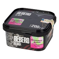 Фото  SEBERO Black с ароматом Клубника-Гуава (Strawberry Guava), 200 гр. 