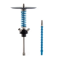 Фото  Кальян MAMAY CUSTOMS Coilover Micro серый-голубой (без колбы) 