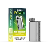 Фото  INFLAVE POWER Лайм лемонграсс (9000 затяжек) 