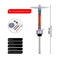 Фото 1 Кальян DSH EX Emerald Gold (без колбы) 