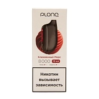 Фото  PLONQ MAX SMART Клюквенный морс (8000 затяжек) 20 мг 
