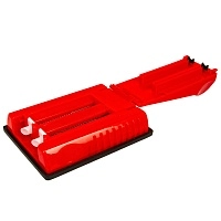 Фото 1 Машинка набивки гильз двойная CHAMP 590034 (красная) 