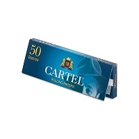 Фото  Бумага для самокруток CARTEL BLUE (50шт) 