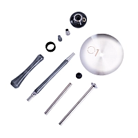 Фото 4 Кальян UNION Sleek акрил Full серый 