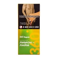 Фото  Табак для кальяна "САРМА 360" Лёгкая Лимон-Лайм 40гр 