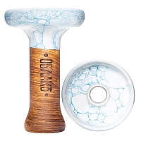 Фото 1 Чашка Облако Phunnel L Glaze Top 61 бело-голубой мрамор 