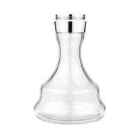 Фото  Колба для кальяна Hoob Bell Pro mini | Прозрачный x Нержавеющая сталь 