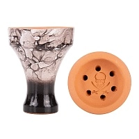 Фото  Чашка Tortuga Чёрная метка глазурь белая 