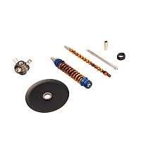 Фото 2 Кальян MAMAY CUSTOMS Coilovers золотой сплеш-синий сплеш (без колбы) 