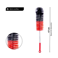 Фото 1 Ершик для колбы N1 (пластиковая ручка) чёрно-красный 