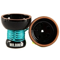 Фото  Чашка Tortuga Мистер Брю голубая 