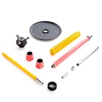 Фото 2 Кальян MAMAY CUSTOMS Coilovers розово-жёлтый (без колбы) 