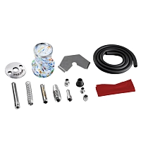 Фото 4 Кальян Pizduk PRO Black-bag (цветная колба) 