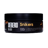 Фото  SEBERO Black с ароматом Сникирс (Snikers), 100 гр. 