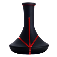 Фото 1 Колба Vessel Glass Крафт полоски красные (1-173) 