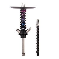 Фото 1 Кальян MAMAY CUSTOMS Coilover Micro Anod dark space/чёрный (без колбы) 