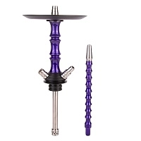 Фото  Кальян MAMAY CUSTOMS Asian Micro Base фиолетовый лак (без колбы) 