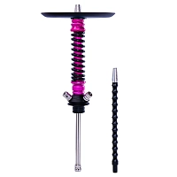 Фото 1 Кальян MAMAY CUSTOMS Coilovers MINI розовый лак - черный (без колбы) 