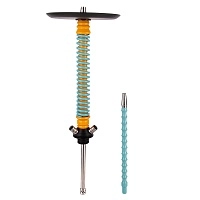 Фото 1 Кальян MAMAY CUSTOMS Coilover BIG BASE желтый/мята (без колбы) 