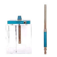 Фото 1 Кальян Hoob Atom Marine Blue x Bronze 