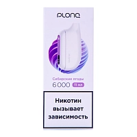 Фото  PLONQ MAX Сибирские ягоды (6000 затяжек) 20 мг 