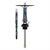 Фото  Кальян Voodoo Smoke DOWN Hybrid Gray Blue (без колбы) 