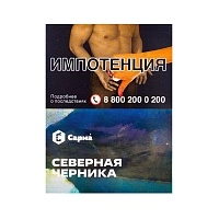 Фото  Табак для кальяна "Сарма" Северная черника 25гр 